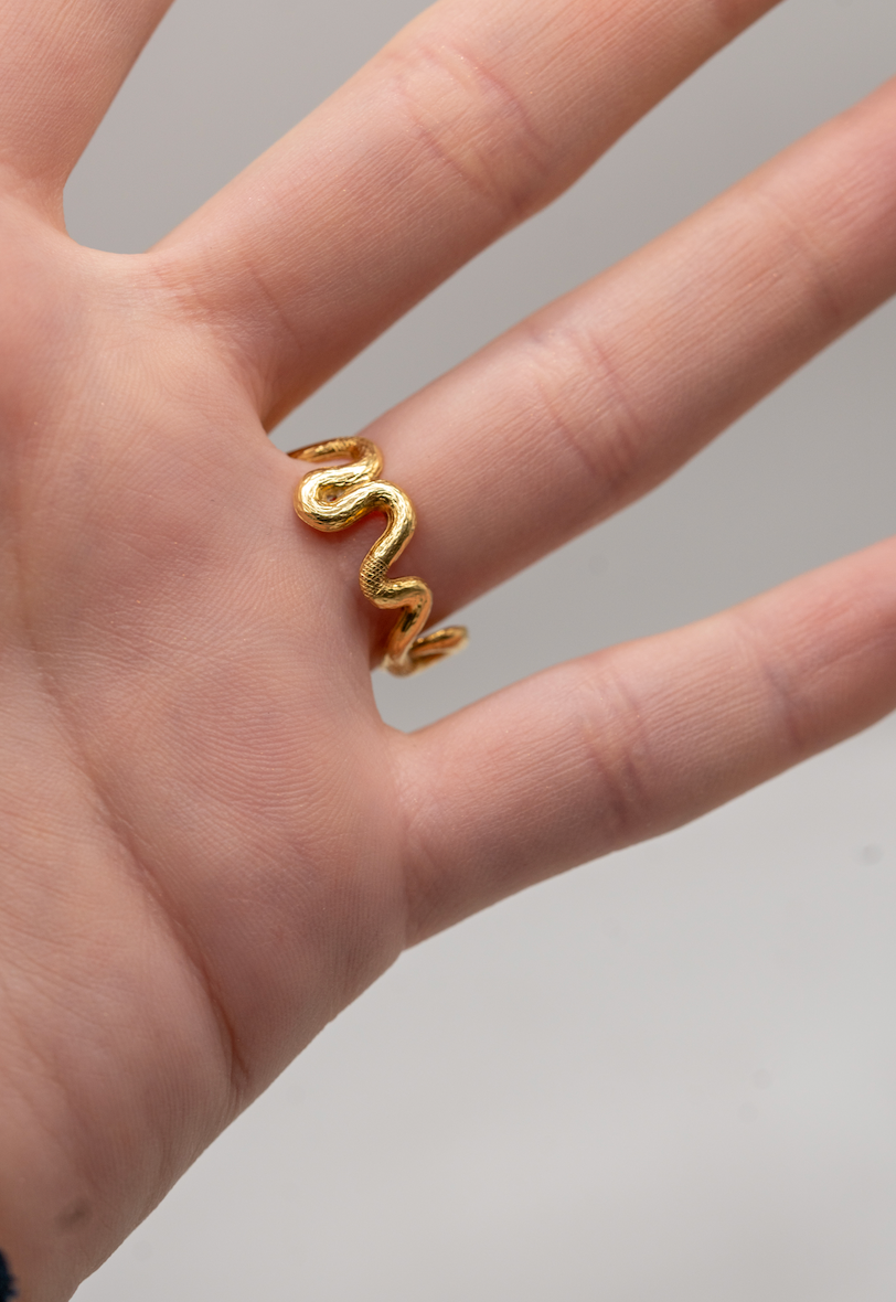 18k Snake ring