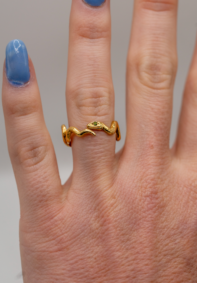 18k Snake ring